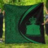 Tokelau Coat Of Arms Polynesian Premium Quilt  Circle Style  06 J2  Quilt